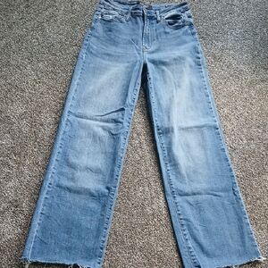 Judy Blue Wide Leg Hi Rise  Blue Jeans 7/28
